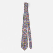 Psychedelisch Tie-Dye Patroon Stropdas (Voorkant)