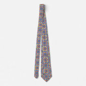 Psychedelisch Tie-Dye Patroon Stropdas (Achterkant)