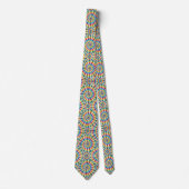 Psychedelisch Tie-Dye Patroon Stropdas (Voorkant)
