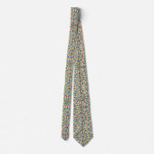 Psychedelisch Tie-Dye Patroon Stropdas (Achterkant)