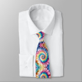Psychedelisch Tie-Dye Patroon Stropdas (Gebonden)