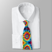Psychedelisch Tie-Dye Patroon Stropdas (Gebonden)