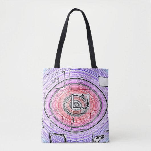 Psychedelisch Tote Bag (Voorkant)