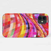 Psychedelisch vierkant patroon Case-Mate iPhone case (Achterkant (horizontaal))