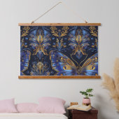 Psychedelisch vliegtapijt botanisch hangend wandkleed (Slaapkamer)