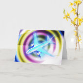 psychedelisch vliegtuig kaart (Gele Bloem)