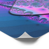 psychedelisch vredesgebarentaal poster (Hoek)