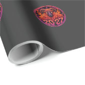 Psychedelisch Vuur Ram Aries Cadeaupapier (Rol Hoek)