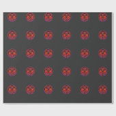 Psychedelisch Vuur Ram Aries Cadeaupapier (Vlak)