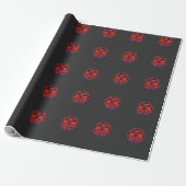 Psychedelisch Vuur Ram Aries Cadeaupapier (Uitgerold)
