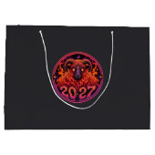 Psychedelisch Vuur Ram Aries Groot Cadeauzakje (Achterkant)