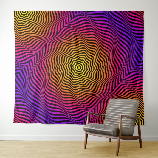 Psychedelisch Wandkleed (In Situ (horizontaal))