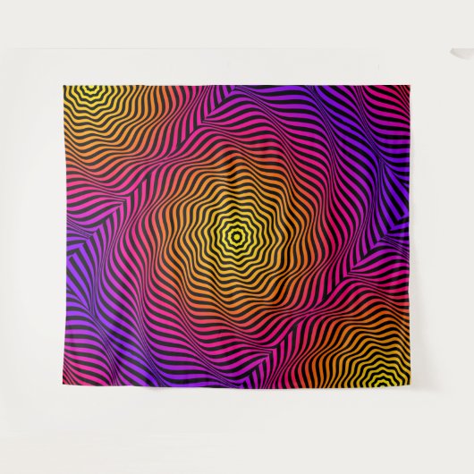 Psychedelisch Wandkleed (Voorkant (horizontaal))