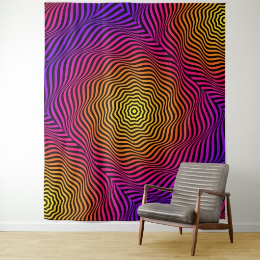 Psychedelisch Wandkleed (In situ)
