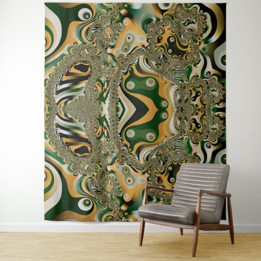 psychedelisch wandkleed (In situ)