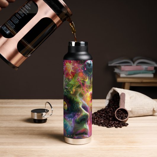 Psychedelisch Waterfles (Koffie)