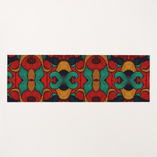 psychedelisch yogamat (Voorkant (horizontaal))