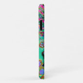 Psychedelische Abstract Groovy Paarse Sedum Case-Mate iPhone Case (Achterkant/rechts)