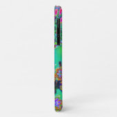 Psychedelische Abstract Groovy Paarse Sedum Case-Mate iPhone Case (Achterkant/links)