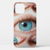 Psychedelische abstracte achtergrond van vervormd  Case-Mate iPhone case (Achterkant)