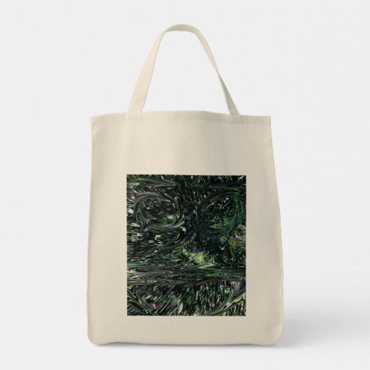 Psychedelische Abstracte code1 Tote Bag (Achterkant)