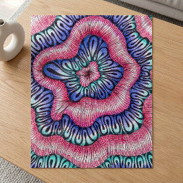 Psychedelische Abstracte Organische Golvende Lijne Legpuzzel