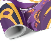 Psychedelische Abstracte Wervelingen Cadeaus voor  Cadeaupapier (Rol Hoek)