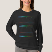 psychedelische achtergrond t-shirt (Voorkant)