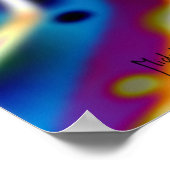 Psychedelische afmetingen - afdruk poster (Hoek)