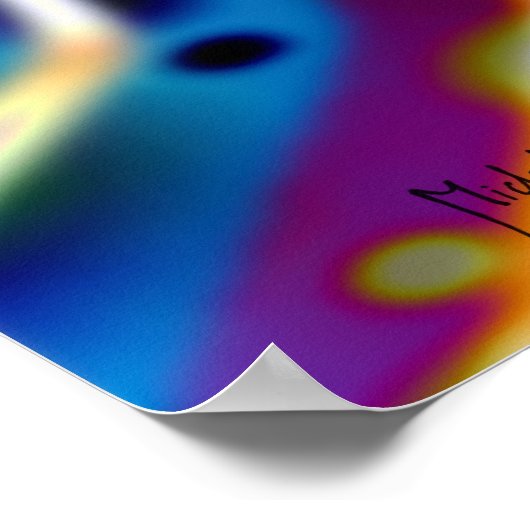 Psychedelische afmetingen - afdruk poster (Hoek)