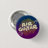 Psychedelische Air Guitar Retro Flair Pinback Ronde Button 3,2 Cm (Voorkant /achterkant)
