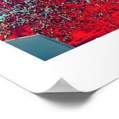 psychedelische architecturaal poster afdrukken (Hoek)