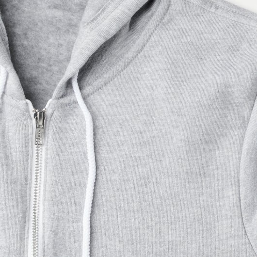 Psychedelische Aura Dubbel Hart Hoodie (Detail-Kraag)