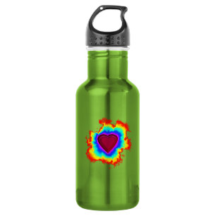 Psychedelische Aura Hart Waterfles