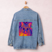 psychedelische Australische Bushtailed possum Denim Jacket (Hangar)