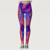 psychedelische Australische Bushtailed possum Leggings (Voorkant)