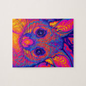 psychedelische Australische Bushtailed possum Legpuzzel (Horizontaal)