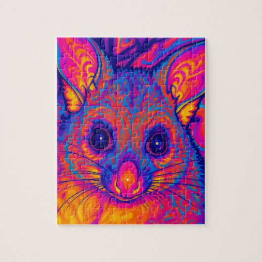 psychedelische Australische Bushtailed possum Legpuzzel (Verticaal)