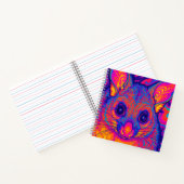 psychedelische Australische Bushtailed possum Notitieboek (Binnen)