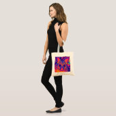 psychedelische Australische Bushtailed possum Tote Bag (Voorkant (model))