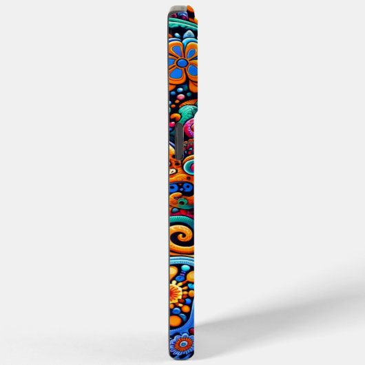 Psychedelische Batik Gitaar Art-Kleurrijke Retro M Case-Mate iPhone Case (Achterkant / Rechts)