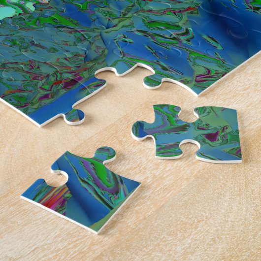 Psychedelische bay legpuzzel (Zijkant)