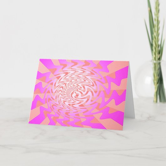 Psychedelische begroeting kaart (Voorkant)