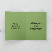 Psychedelische Beige Chihuahua Humoristische Verja Kaart (Binnen)