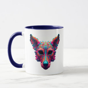 Psychedelische Beste Vriend - Hond Design T-shirt Mok