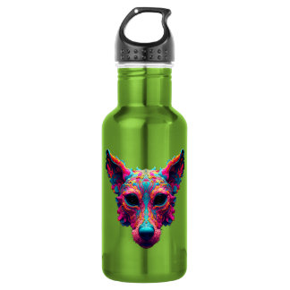 Psychedelische Beste Vriend - Hond Design T-shirt Waterfles