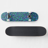 Psychedelische blobs persoonlijk skateboard (Horizontaal)
