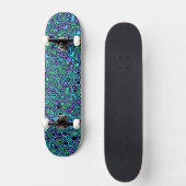 Psychedelische blobs persoonlijk skateboard (Voorkant)
