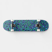 Psychedelische blobs persoonlijk skateboard (Horizontaal)