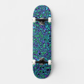 Psychedelische blobs persoonlijk skateboard (Voorkant)